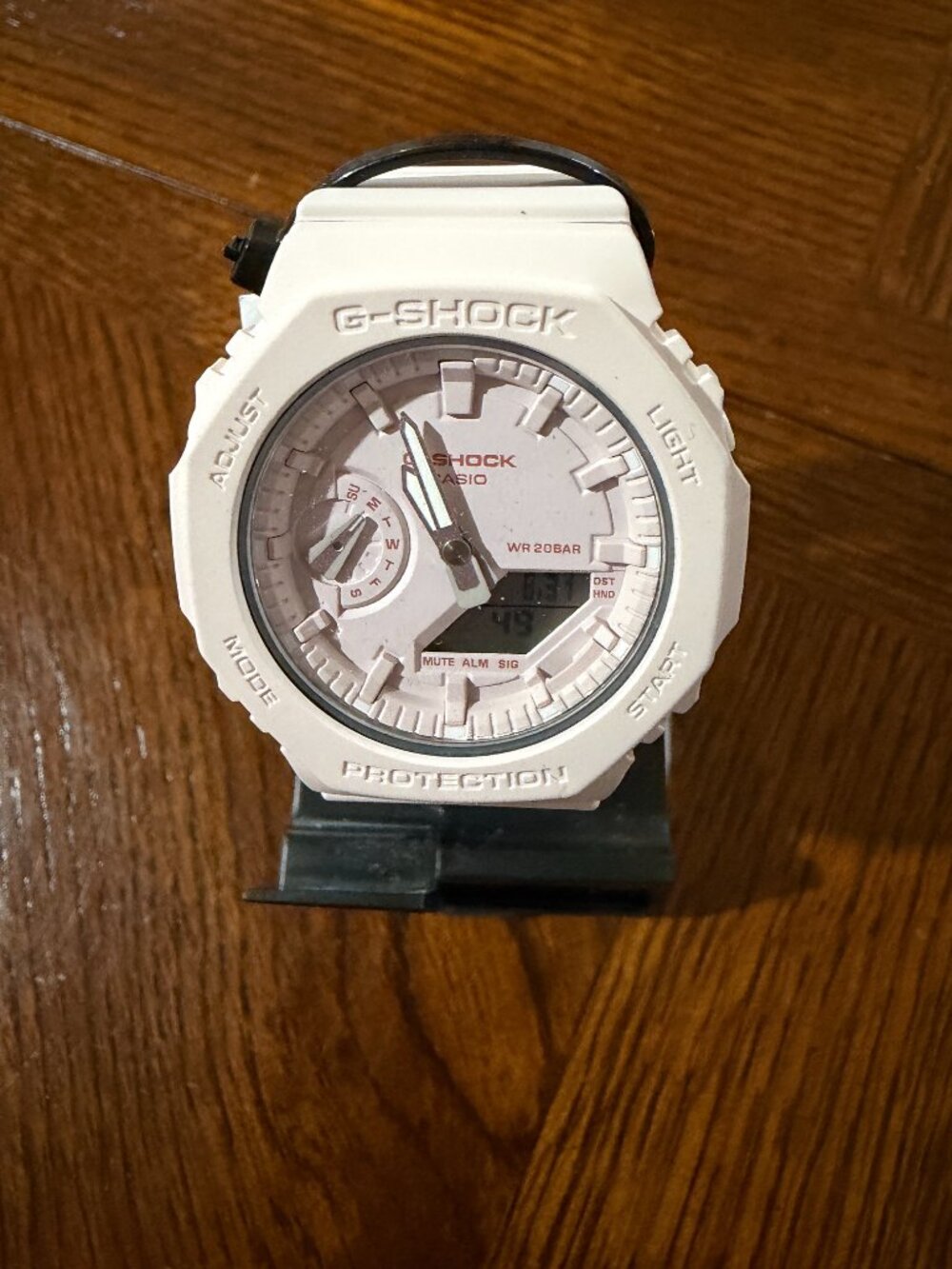 Pink Casio G-Shock Analog/Digital Resin Watch GMAS2100BA-4